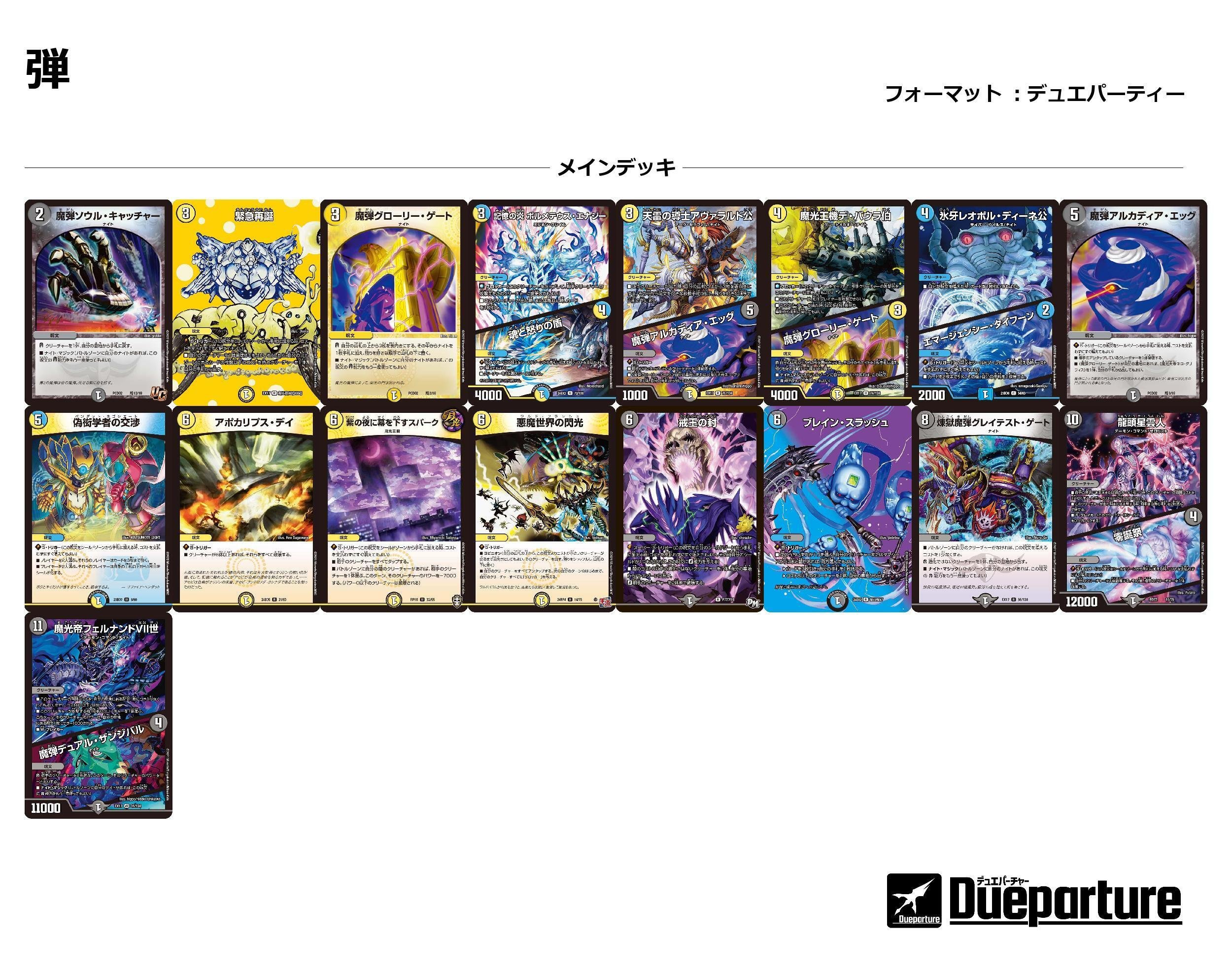 デュエパ】趣味デッキ作成・改良点備忘録【スチーム・ナイト構築記事