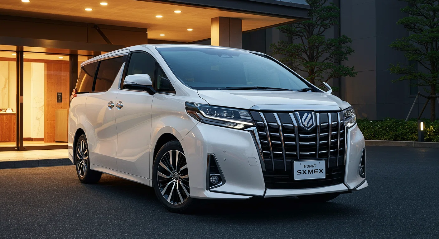 高級感あふれるアルファードの外観