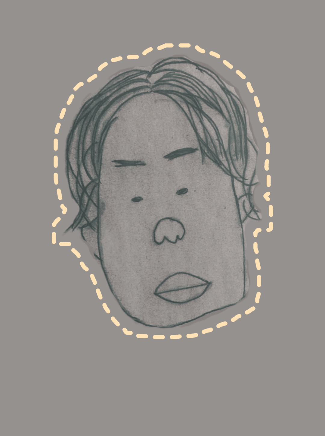 ℜ似顔絵 5秒で描いた令和ロマン髙比良くるま似顔絵イラストM-1|オセロ1000