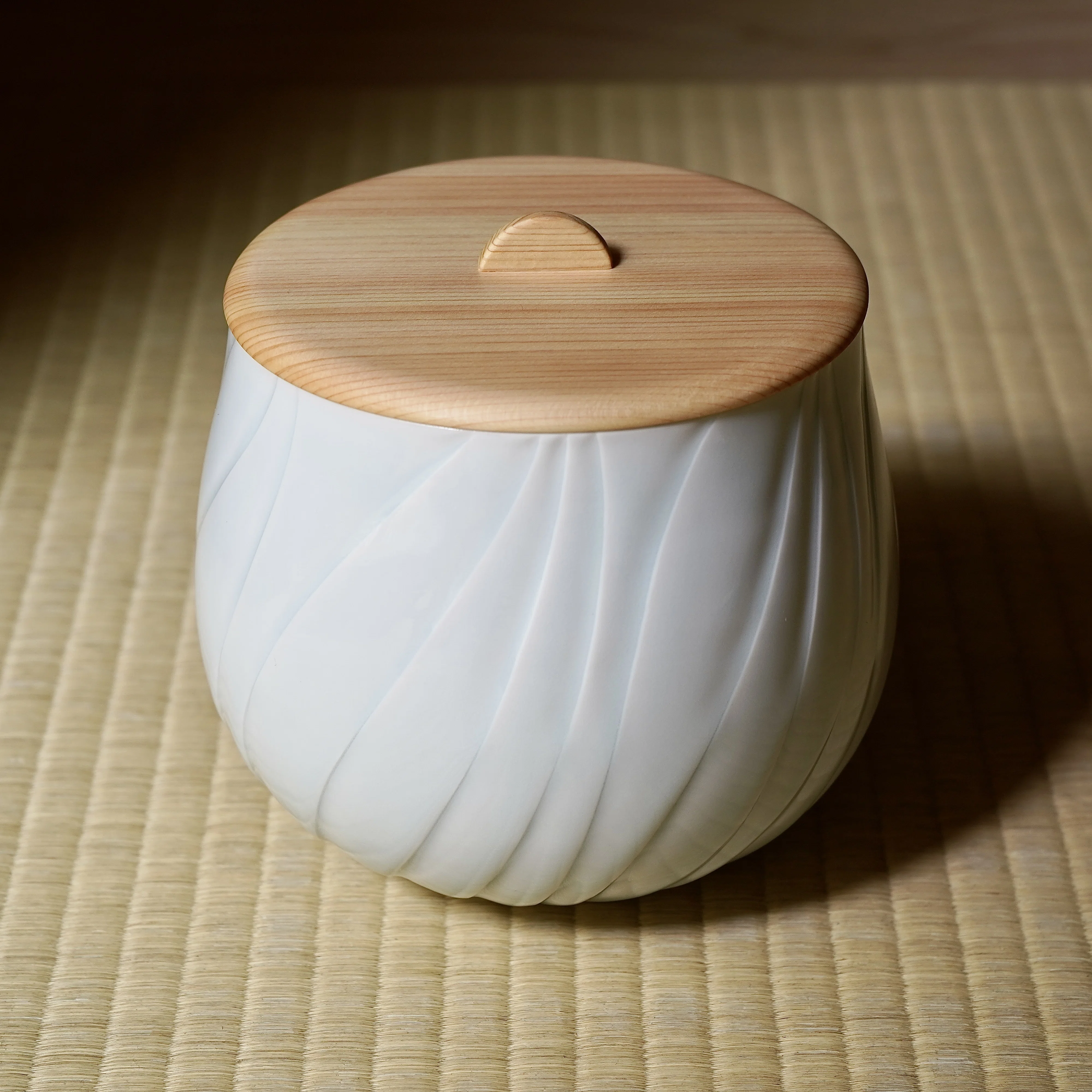 美品】樽田裕史 光ノ渦 抹茶碗 平茶碗 夏茶碗