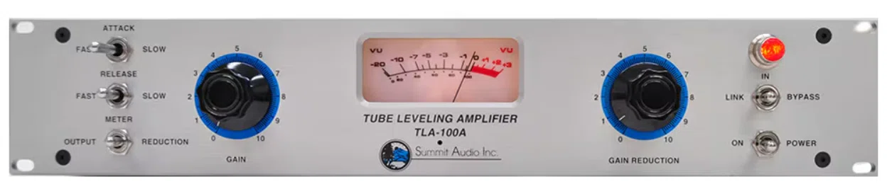 レビュー】小さな巨人！Summit Audio TLA-50がもたらす真空管コンプの