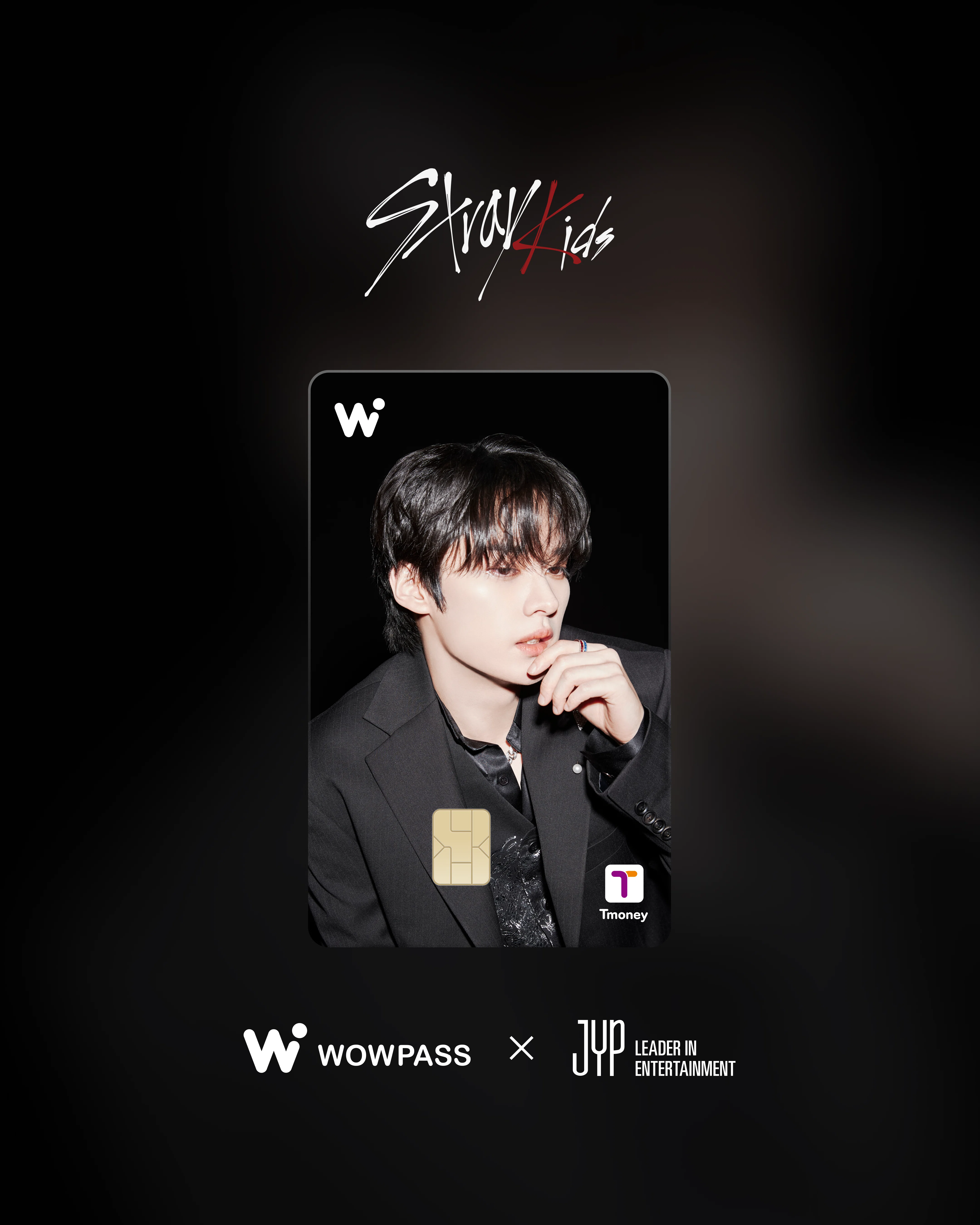 Stray kids スキズ wowpass ワウパス ヒョンジン K-POP限定デザイン