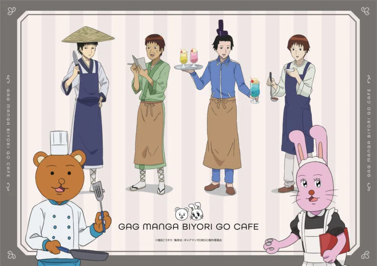 Suasana kafe kolaborasi Gag Manga Biyori yang menunjukkan antusiasme pengunjung