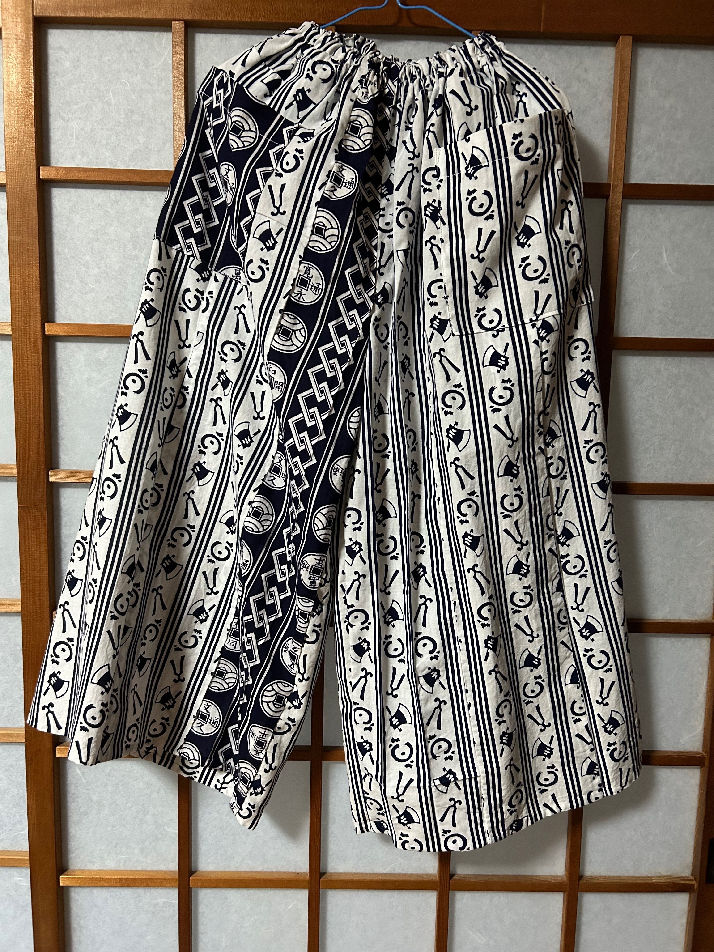 浴衣リメイク　チュニック　ワイドパンツセットアップ 浴衣リメイク♥️チュニック&ワイドパンツのセットアップ♥️ 浴衣