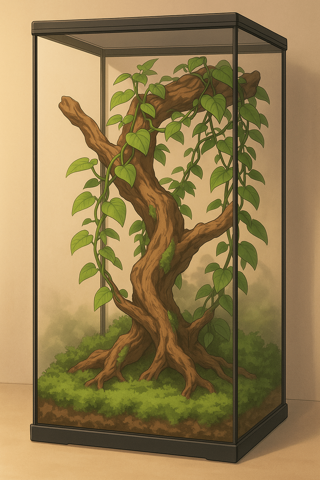 森林棲・樹上性ヤモリ】テラリウム設計完全攻略 — ケージ寸法から維持