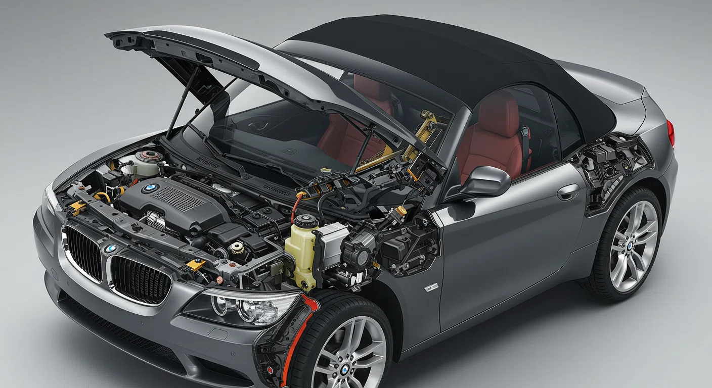 BMW Z4の電動ハードトップ機構