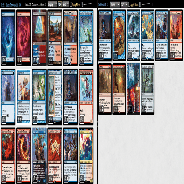 イゼット果敢 デッキ一式 メタデッキの理解を深める①【イゼット果敢】｜闇闇りか