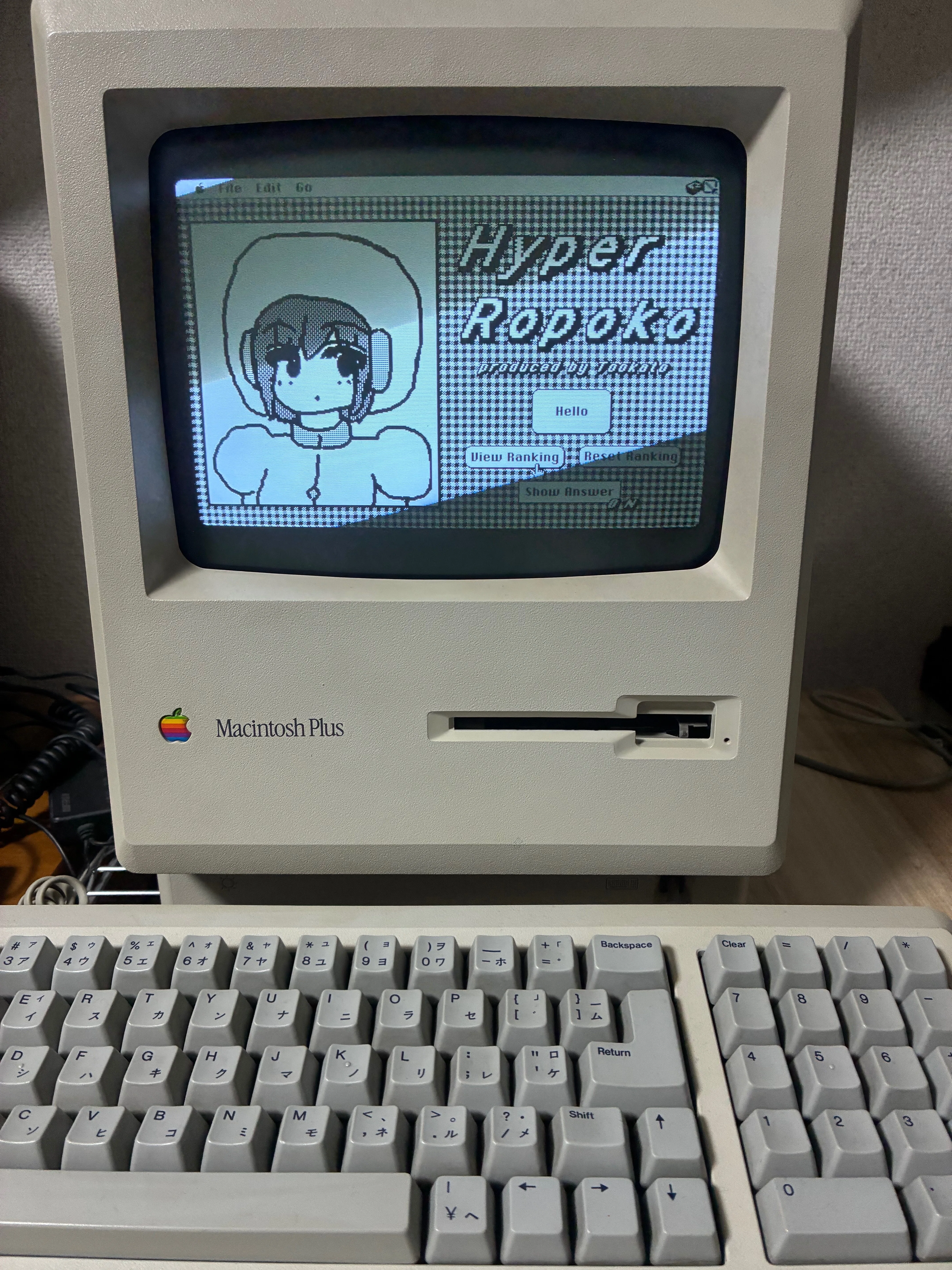 Macintosh Plusのケーブル交換！｜Tookato