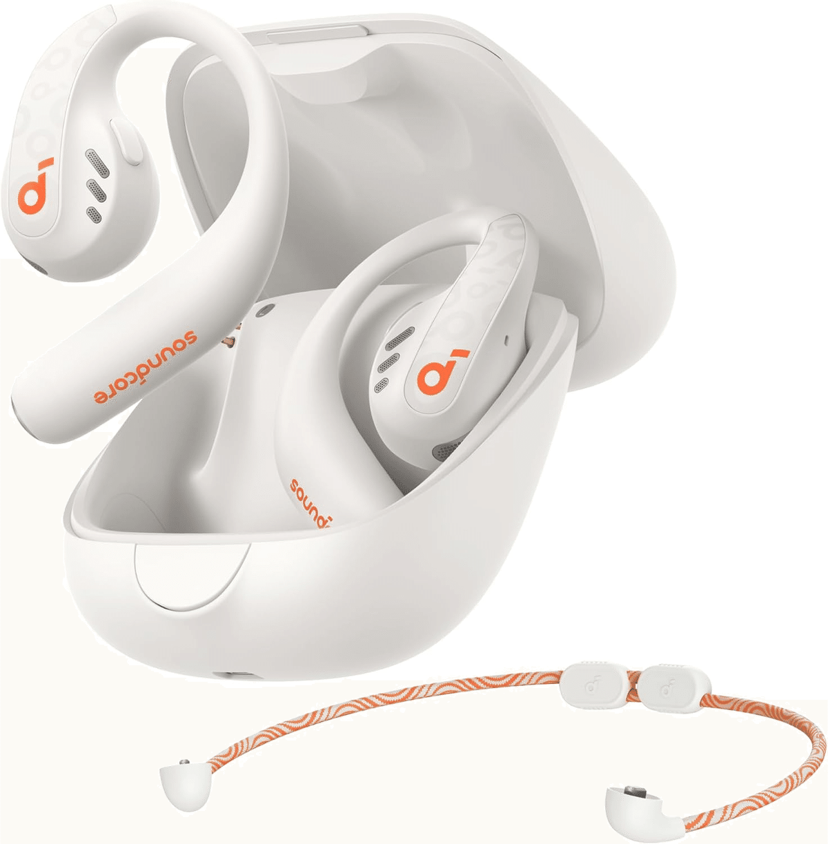 Anker Soundcore AeroFit Pro ソフトホワイト｜GetGadgetGot