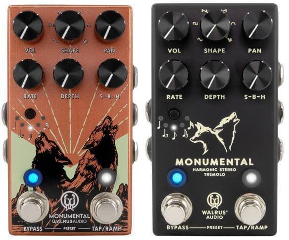 Walrus Audio Monumental Harmonic Stereo Tremoloは、豊かで温かみの