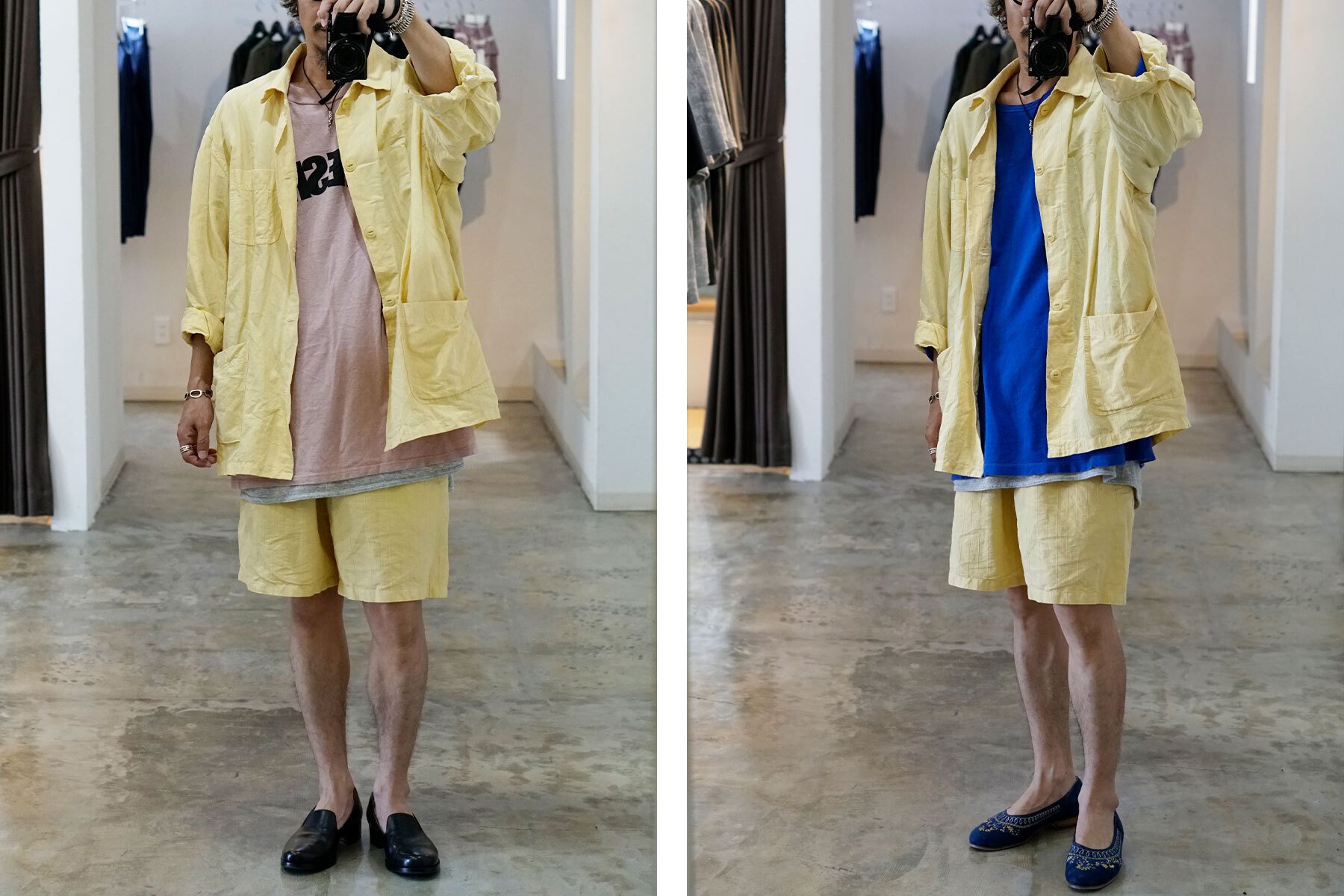 ◇【差し色イエローラインが効いた絶妙配色！roberto collina