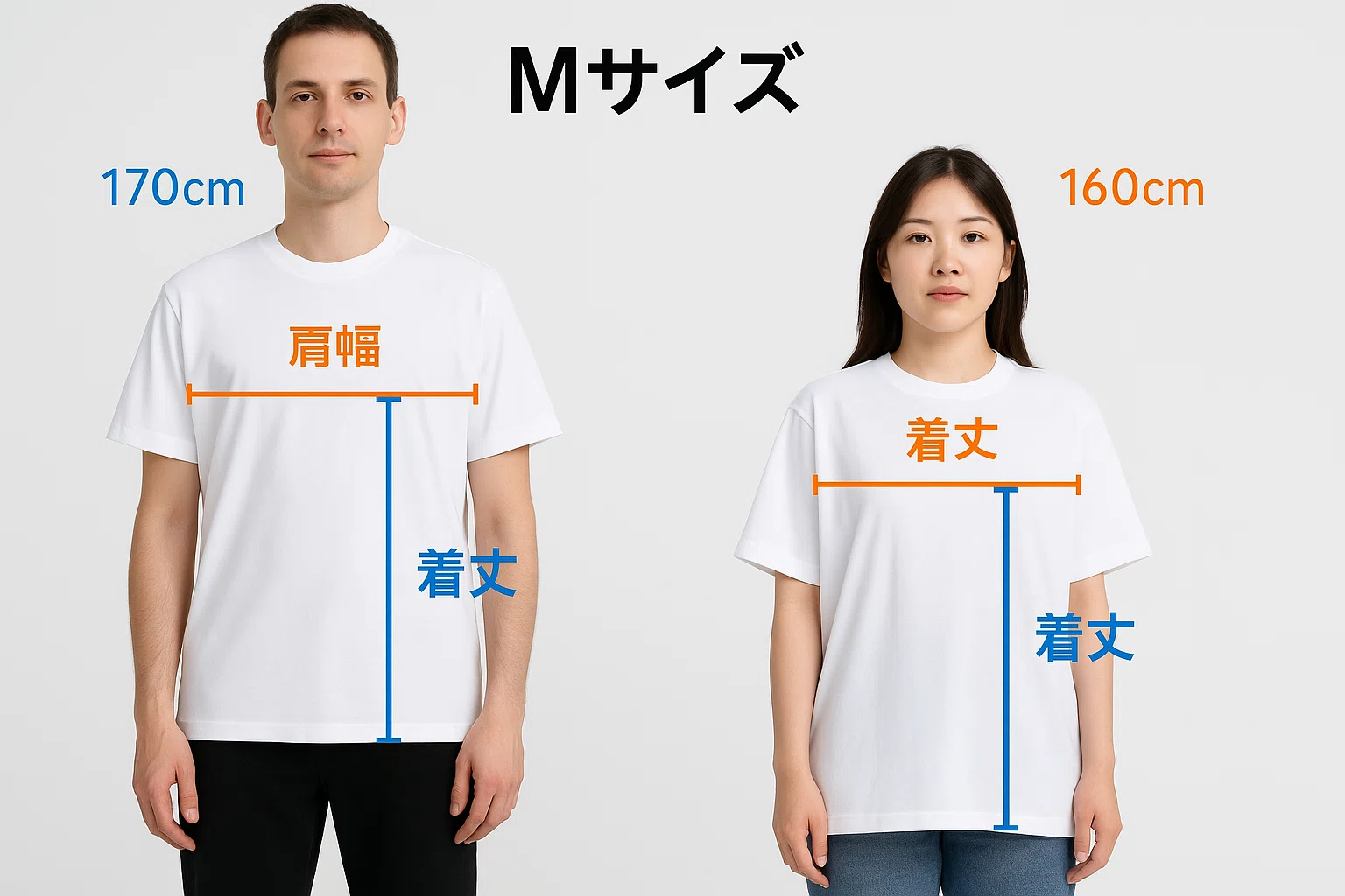 男女兼用サイズのTシャツ選び方完全ガイド｜ユニセックスTシャツは 