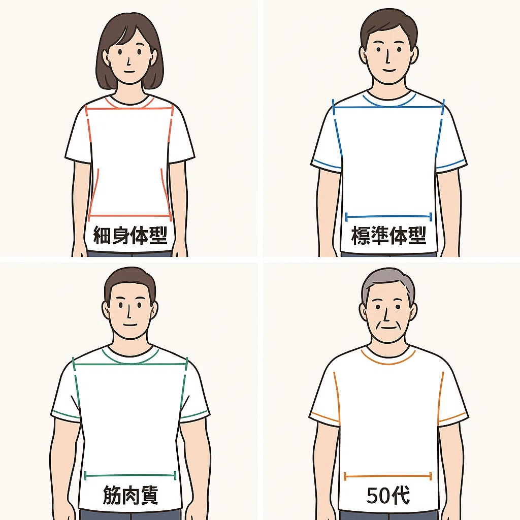 男女兼用サイズのTシャツ選び方完全ガイド｜ユニセックスTシャツは