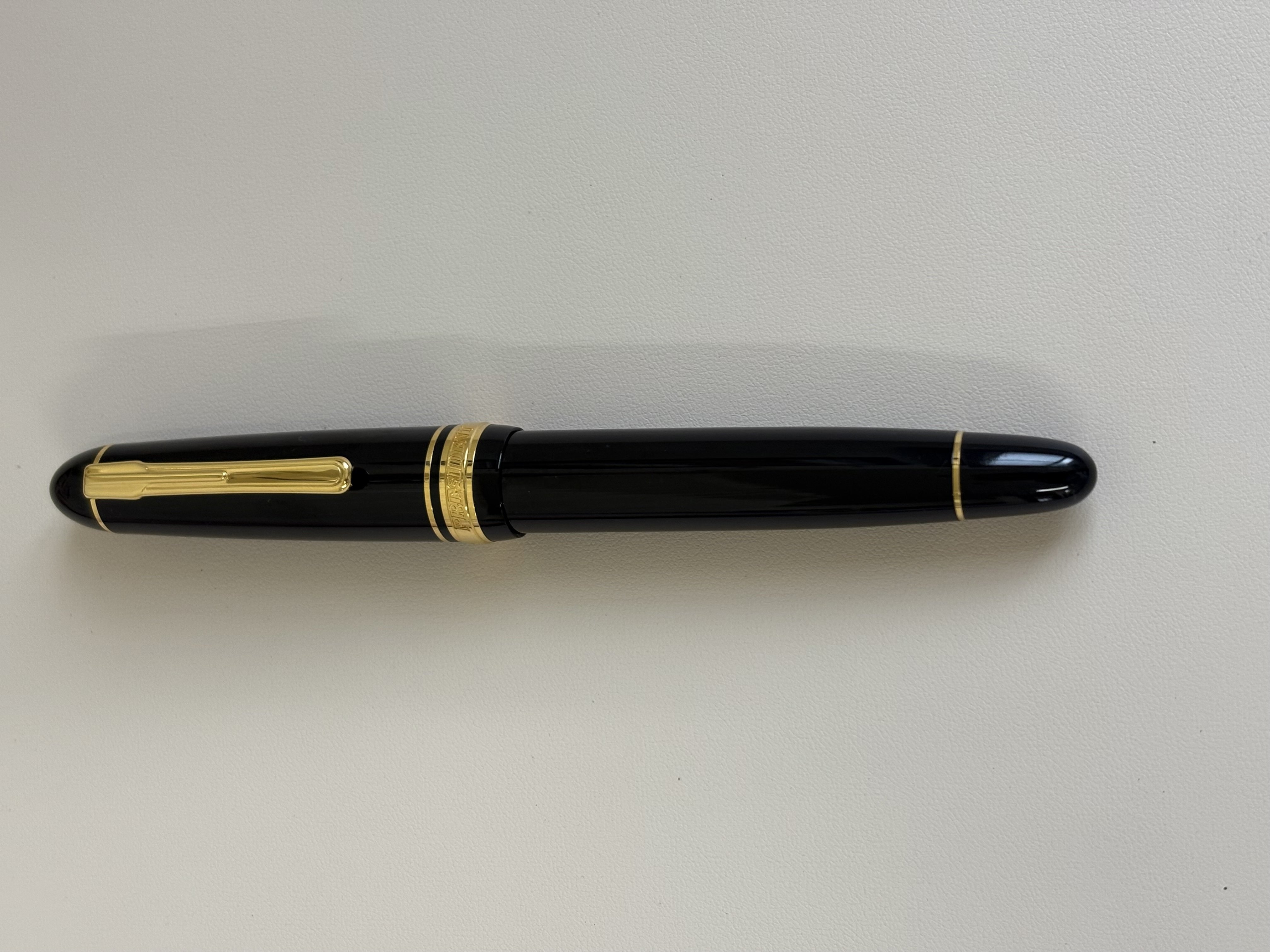 プラチナ万年筆プレジデント18k超極細（uef）ジャンク品