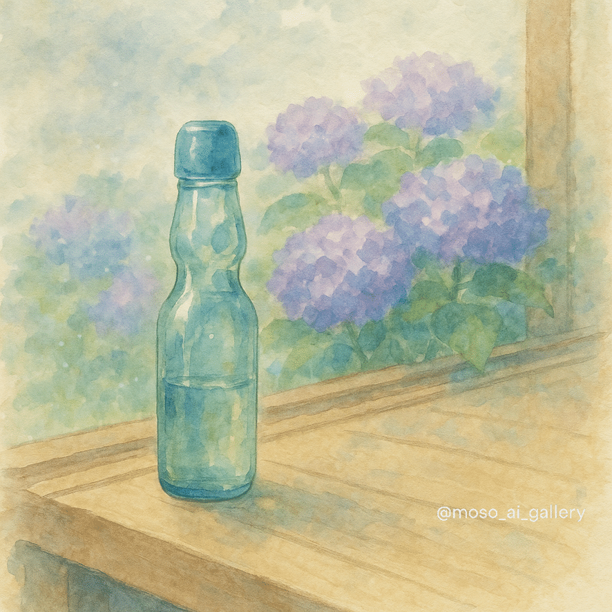 ChatGPT＋DALL·Eで紫陽花をテーマにした水彩画【付録に1件