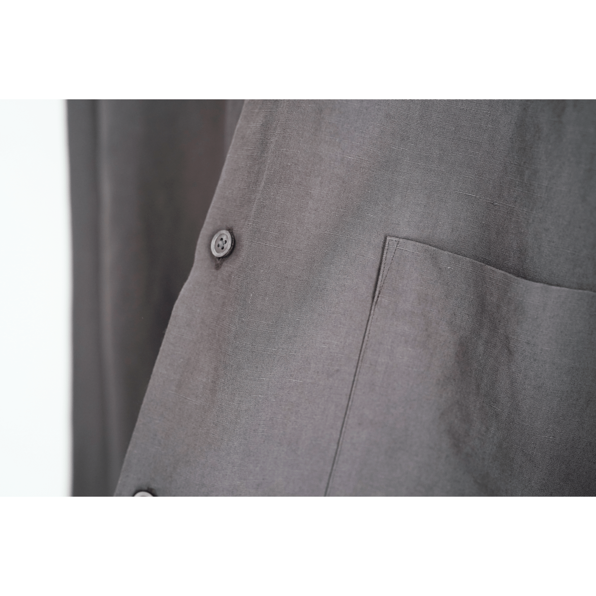 sssteinのシャツは美しい。ssstein Rayon/Linen Oversized Down Pat