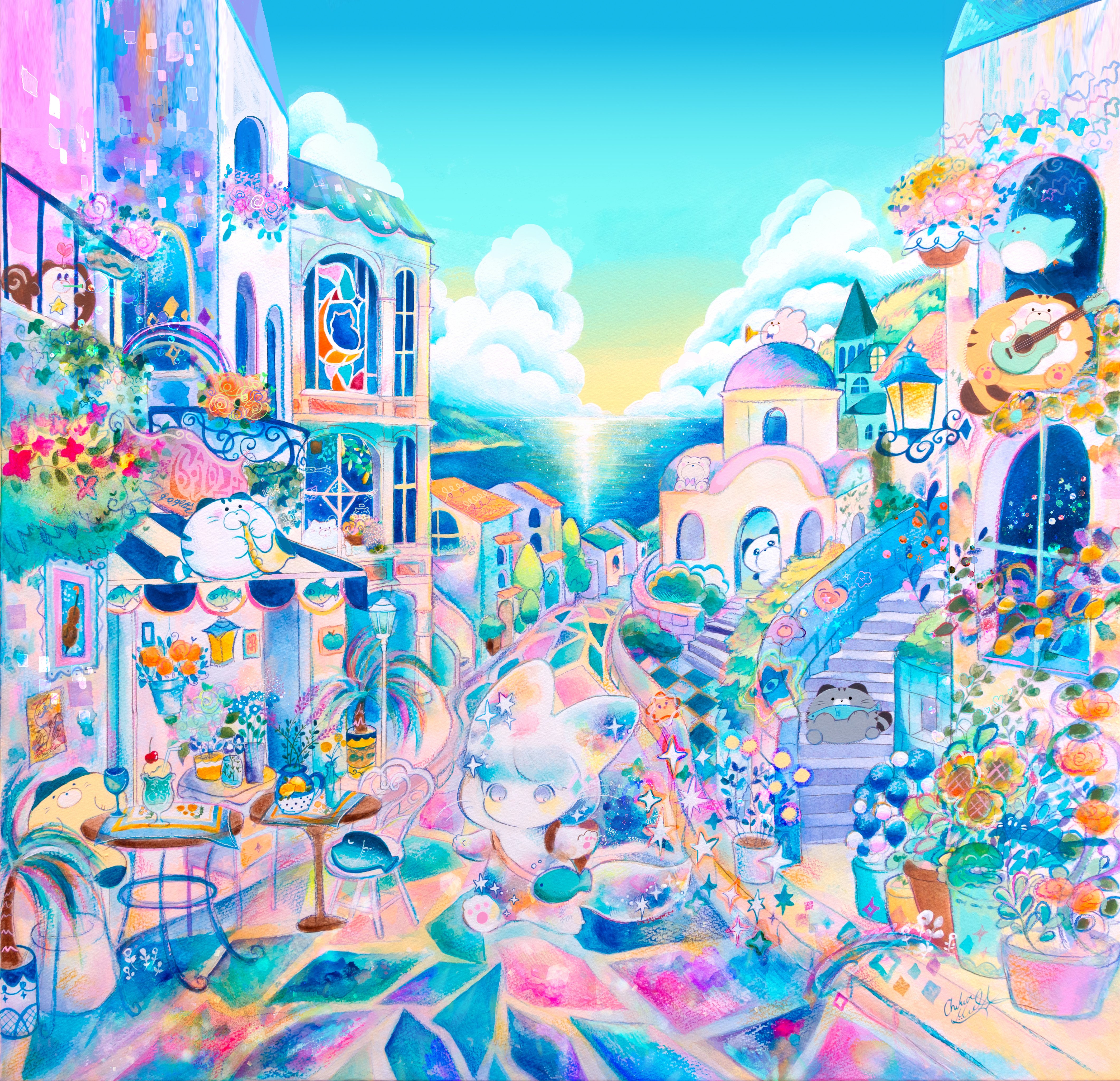 ◉真作保証◉小松益喜〓神戸北野異人館〓鍋の会作景◉油彩画F3号◉額つき◉ ◉真作保証◉小松益喜〓神戸北野異人館〓鍋の会作景◉油彩画F3号