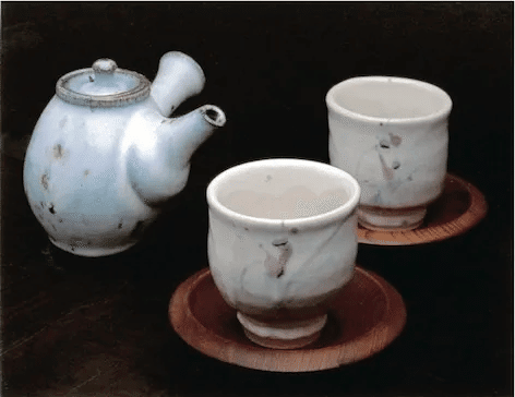 大久保窯　村上世一作　深絵皿 美の発見者は作者ではありません」 大久保窯（宮城県栗原市金成