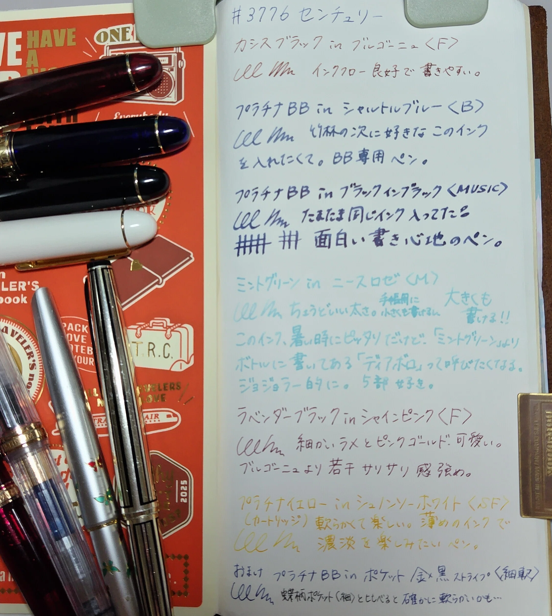 お気に入りの万年筆たち⑦#3776センチュリー｜咲くラビット