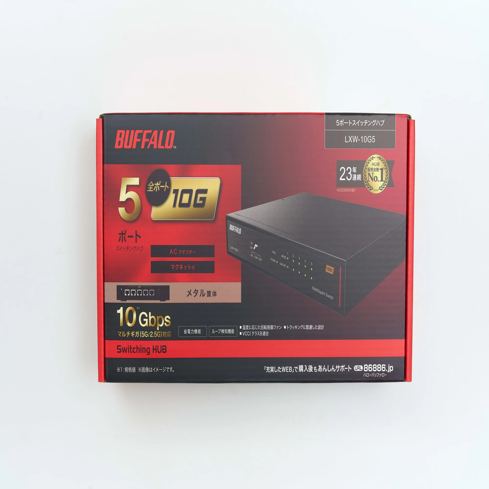 ついにBUFFALOからFAN搭載10GbE スイッチングHUB登場 | BUFFALO LXW 