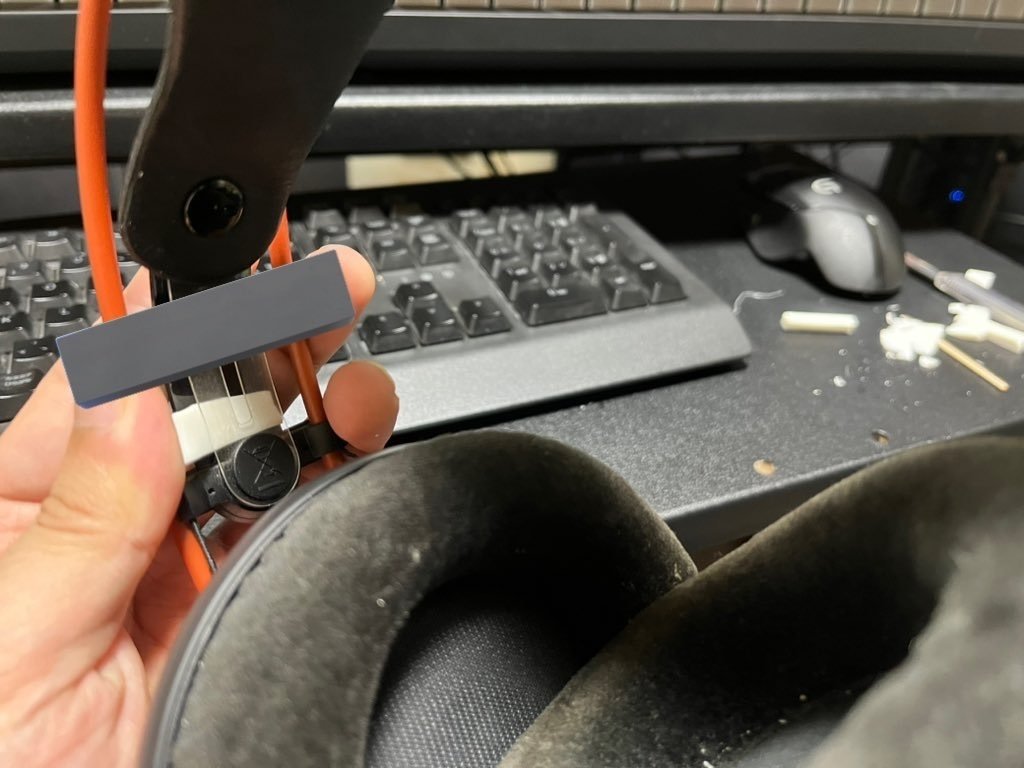 分解不要】AKG製ヘッドホンのヘッドバンドを修理する最も簡単な方法