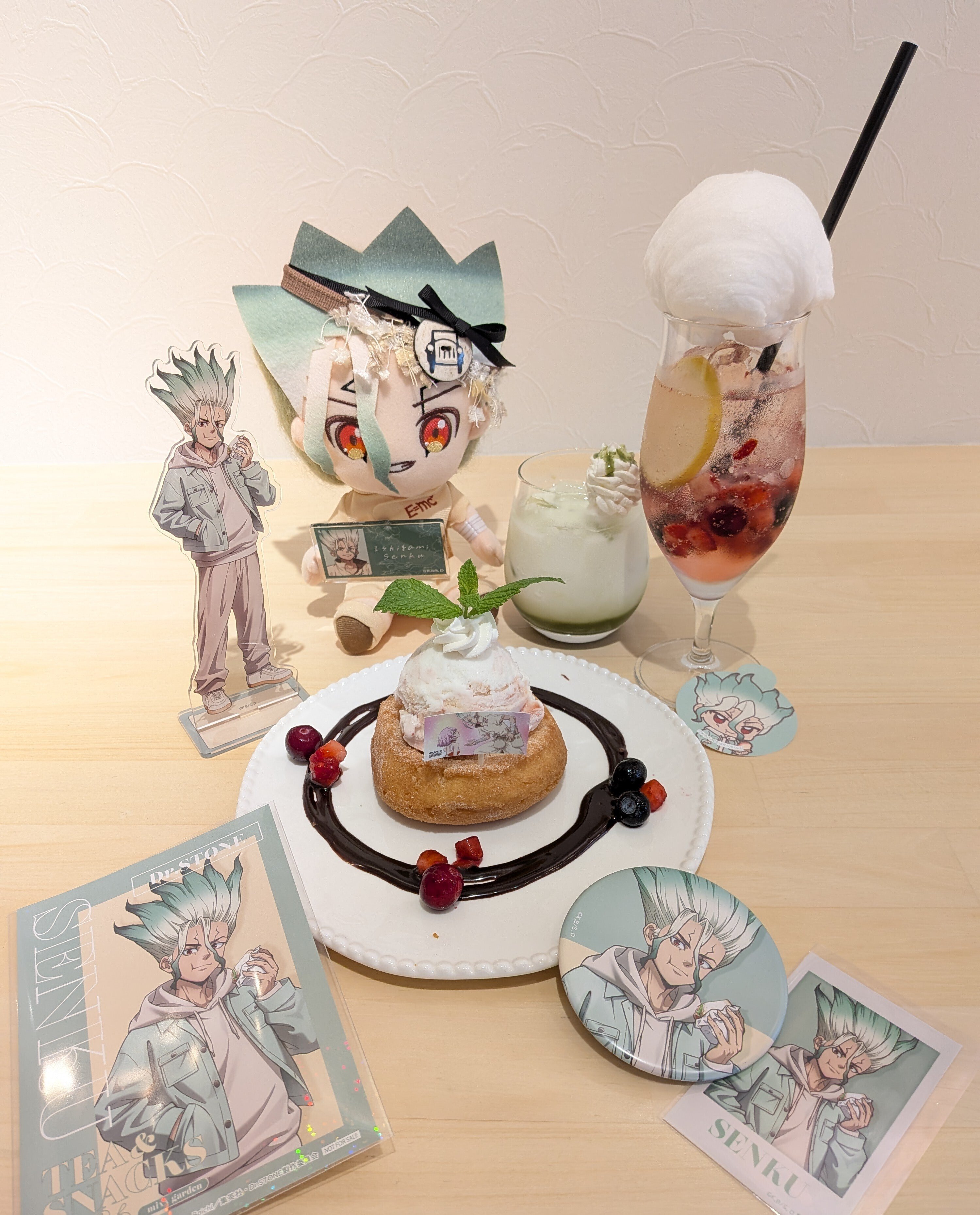 Dr.STONE』× mixx gardenコラボカフェ潜入！千空推し、念願の初
