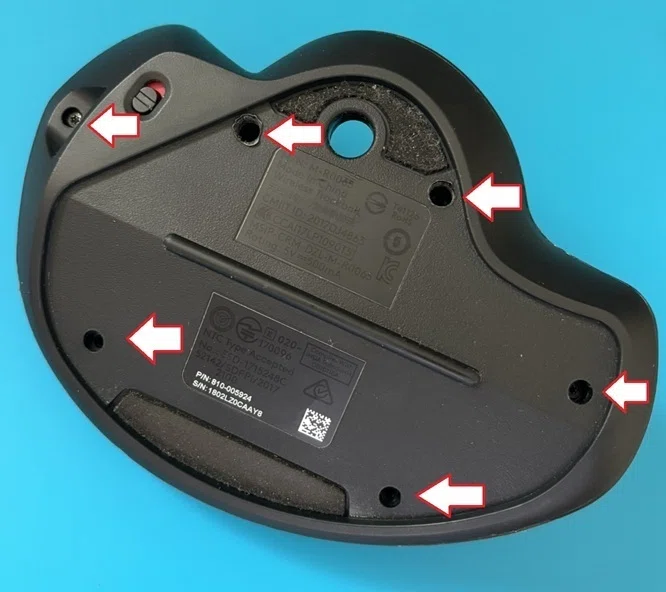 ロジクールのマウスMX ERGOのチャタリングが接点復活スプレーで直った