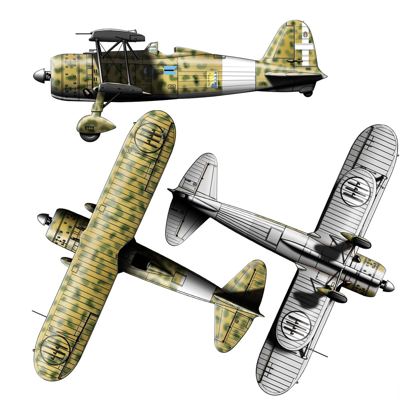 遅れてきた複葉の“鷹”——フィアットCR.42戦闘機の意外な奮戦｜ワンモア