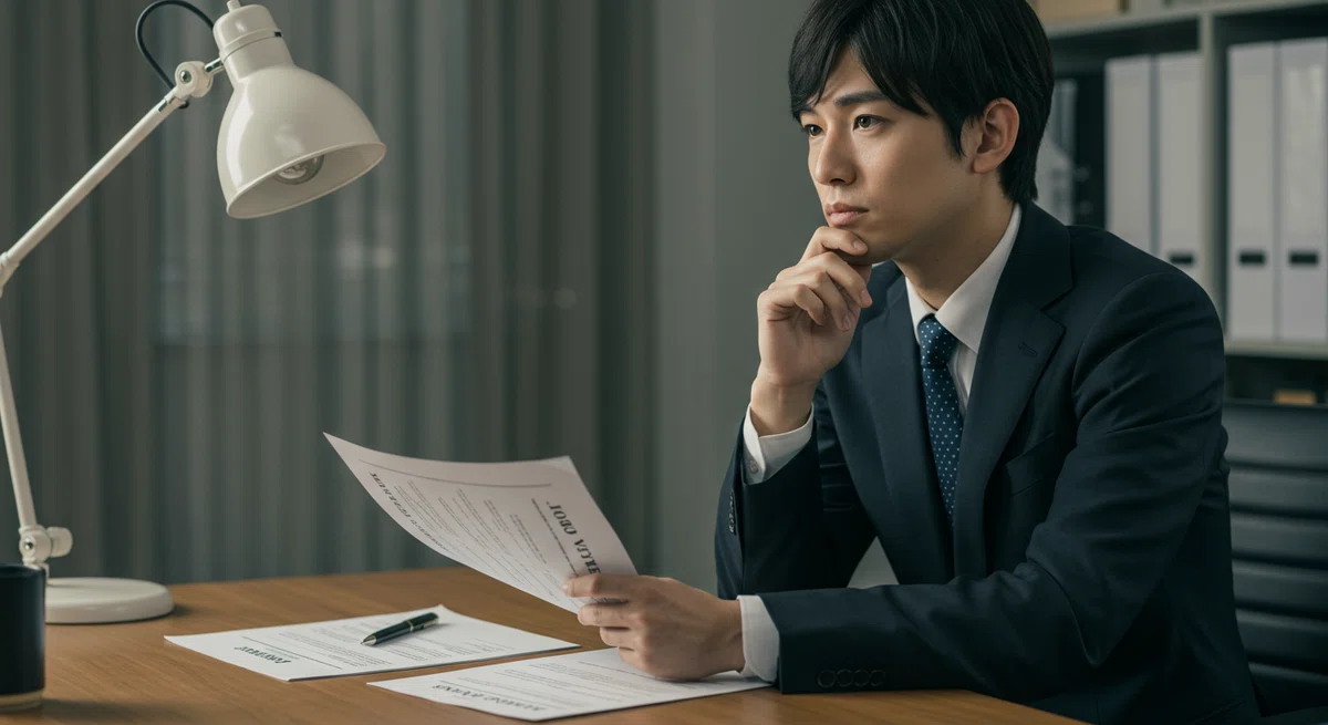 悩む転職者のイメージ