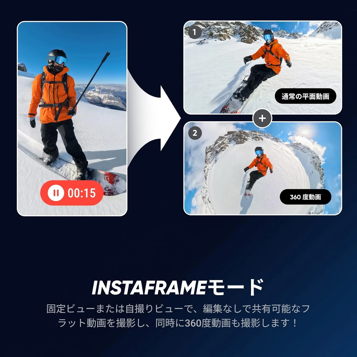 Insta360 X5 エッセンシャルキット 防水8K 360度カメラ｜GetGadgetGot