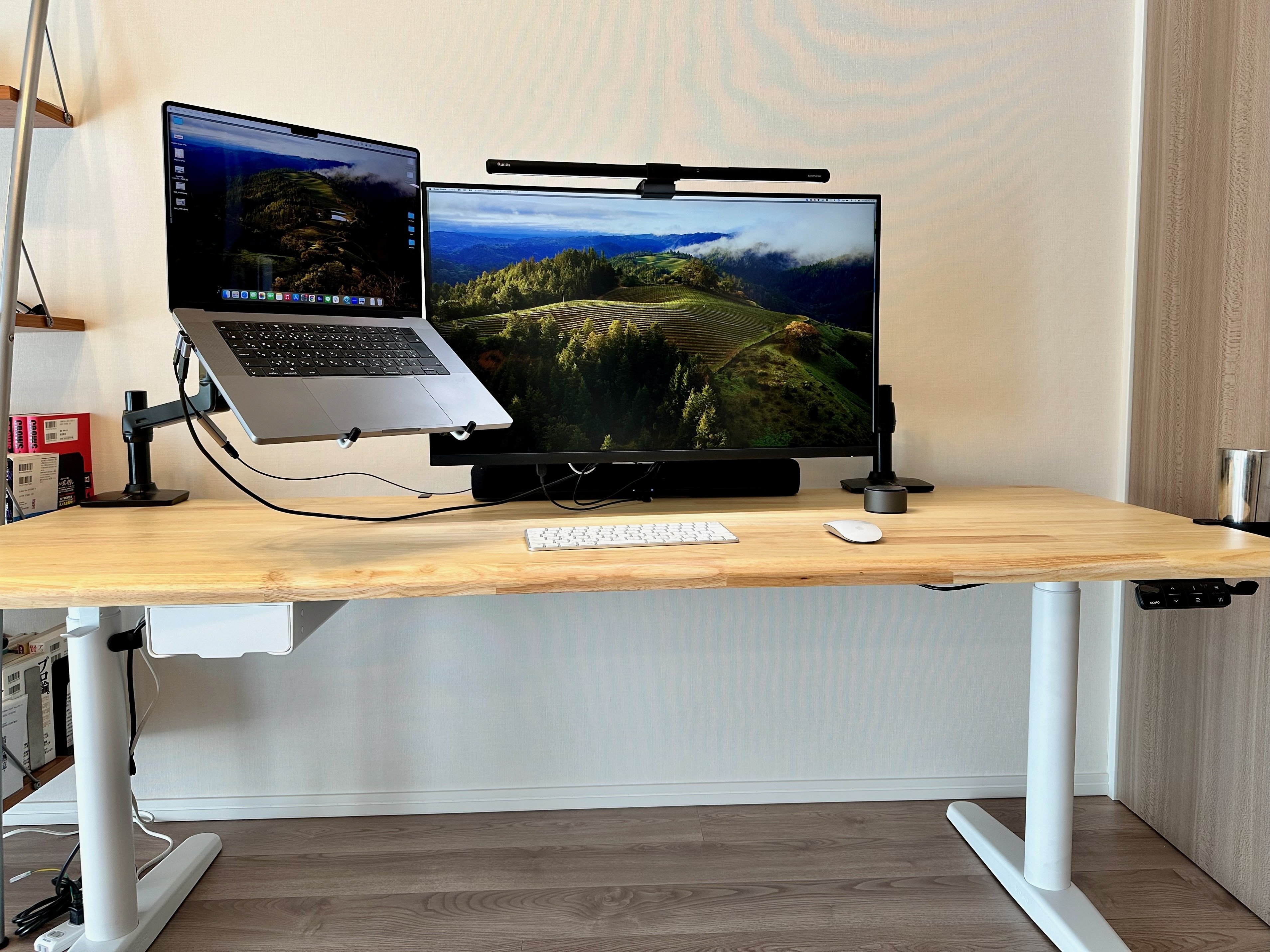 超巨大！横幅180cmの電動昇降デスクCOFO Desk Premiumを導入