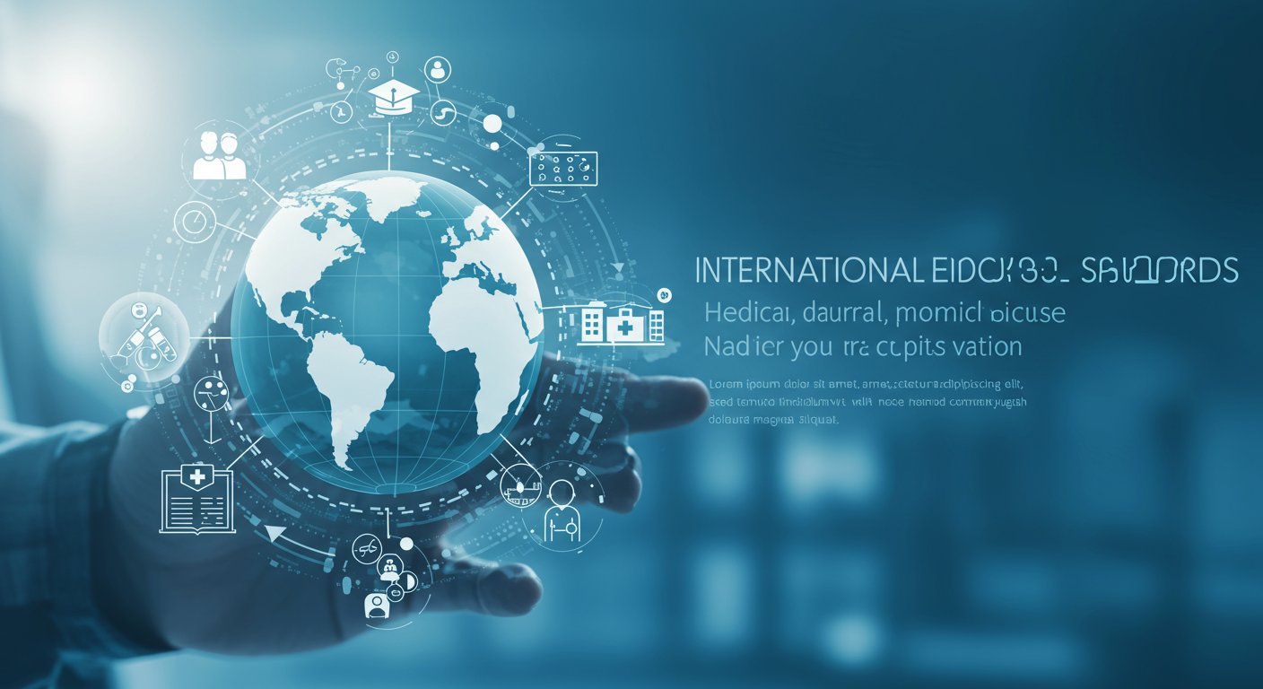 国際的な医学教育基準の概念図