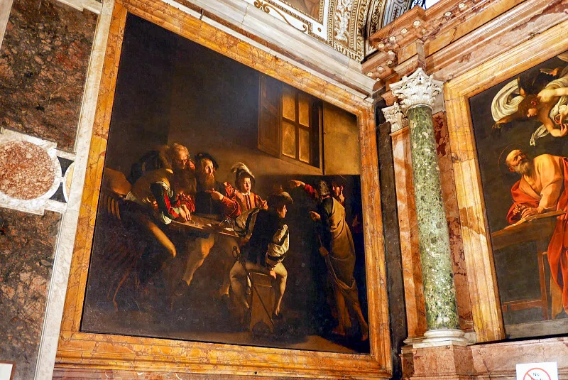 ローマで教会巡り『カラヴァッジョ 聖マタイ3部作』 美術館よりも奥の深い濃密な空気感まで味わえる｜Photographer non🐤