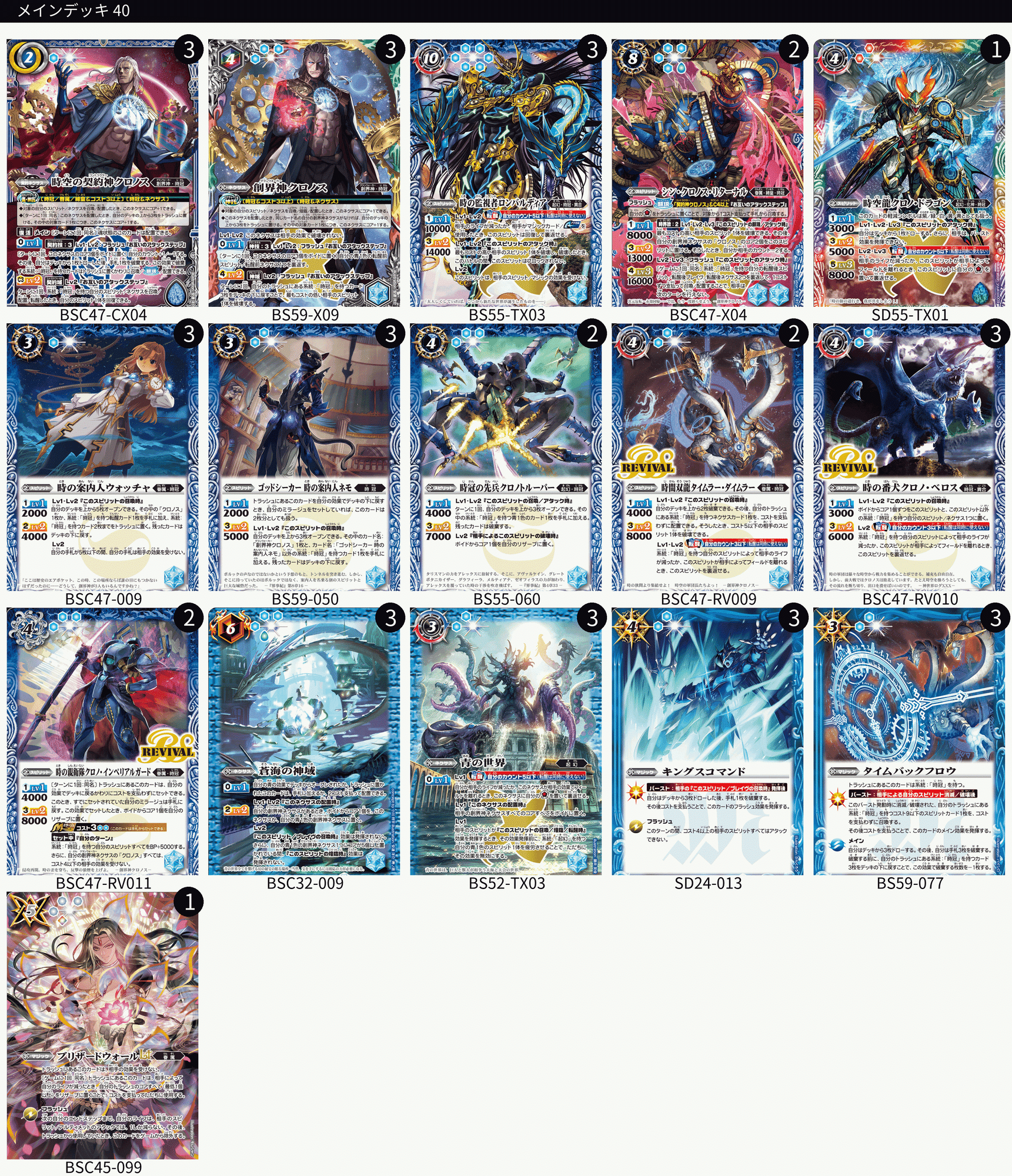 ROL環境】クロノス時冠|マッサ ROL環境】クロノス時冠|マッサ