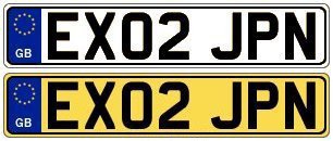 イギリス 古い 英国 ナンバープレート ENGLAND製 BMC MINI クラシックミニ 古い英国車などに 105346 UK ヴィンテージ 英国 ナンバープレート アルミ製 | ガレージ