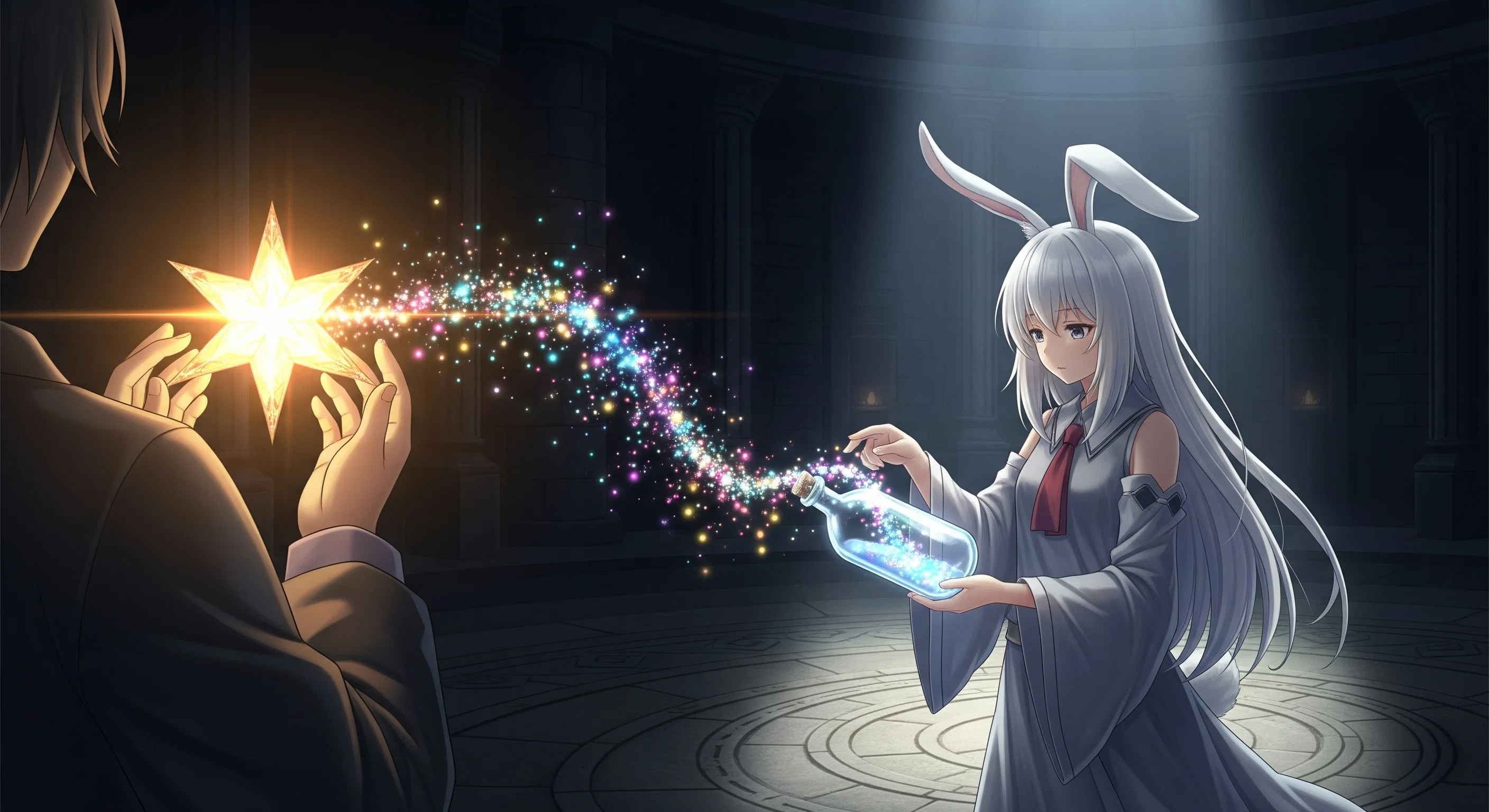 創作大賞2025 エンタメ原作部門　AIと奏でる幻想譚『光片-ヒカリノカケラ-』創作のすべて〜GoogleのAI✨Geminiと見つけた  <a target=
