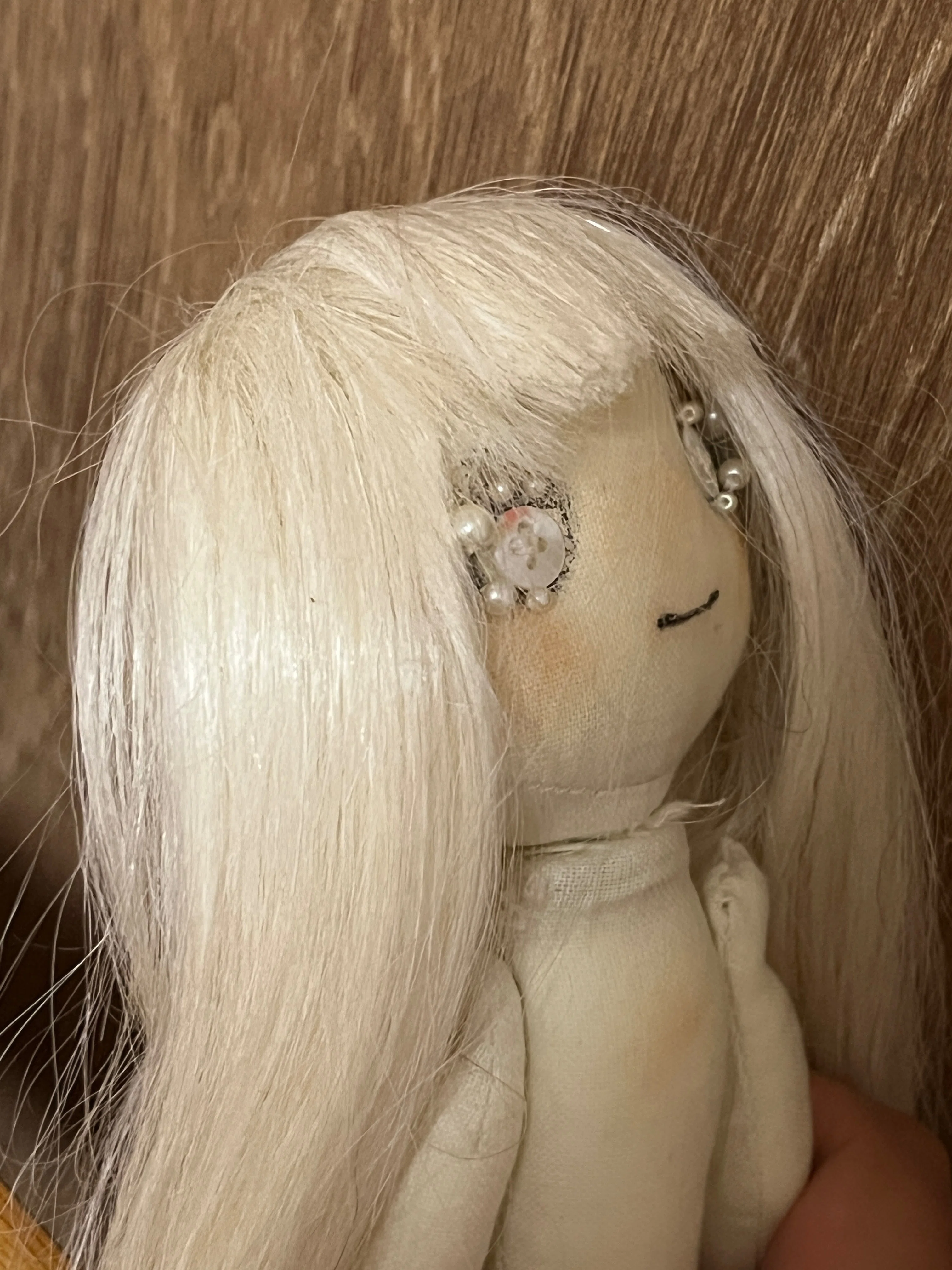 ドール・ぬいぐるみ用の天然毛ウェフティングで色々作るメモ【モヘア