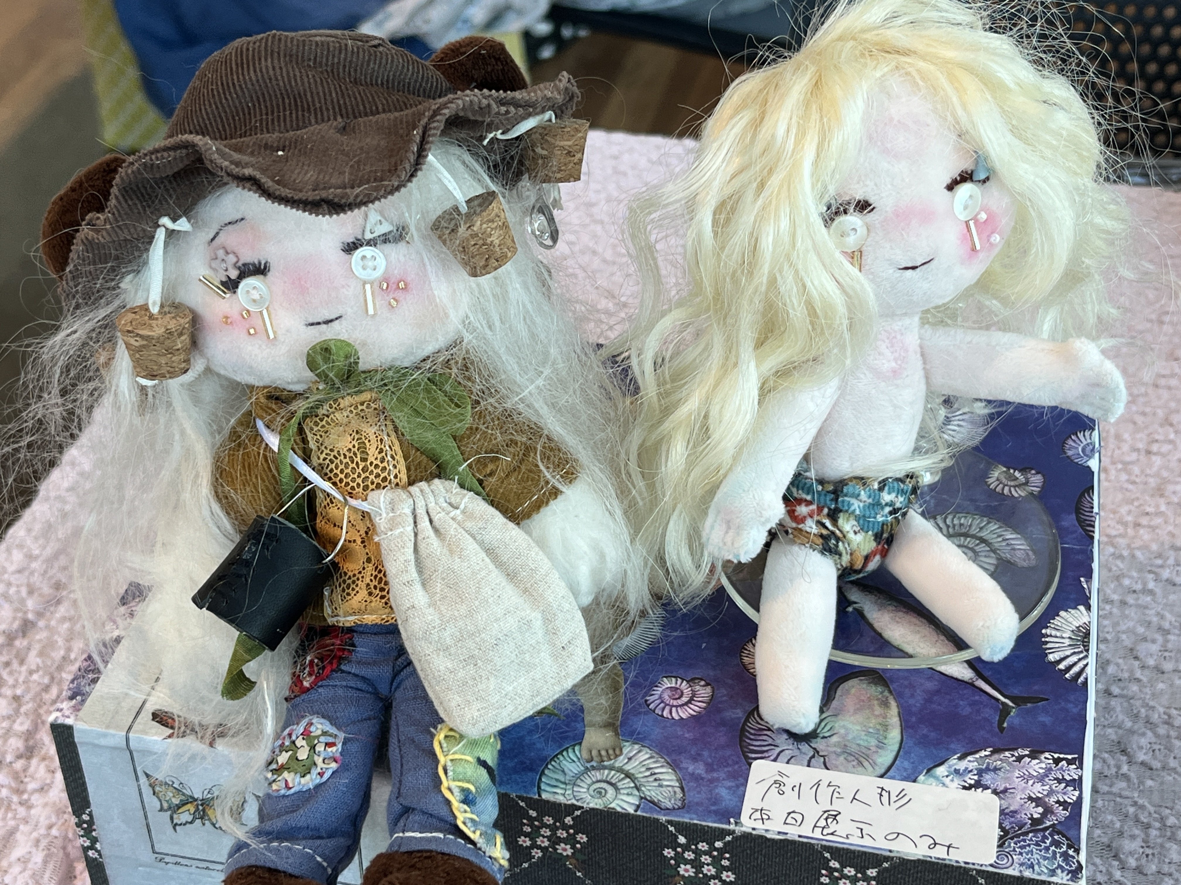 ドール・ぬいぐるみ用の天然毛ウェフティングで色々作るメモ【モヘア