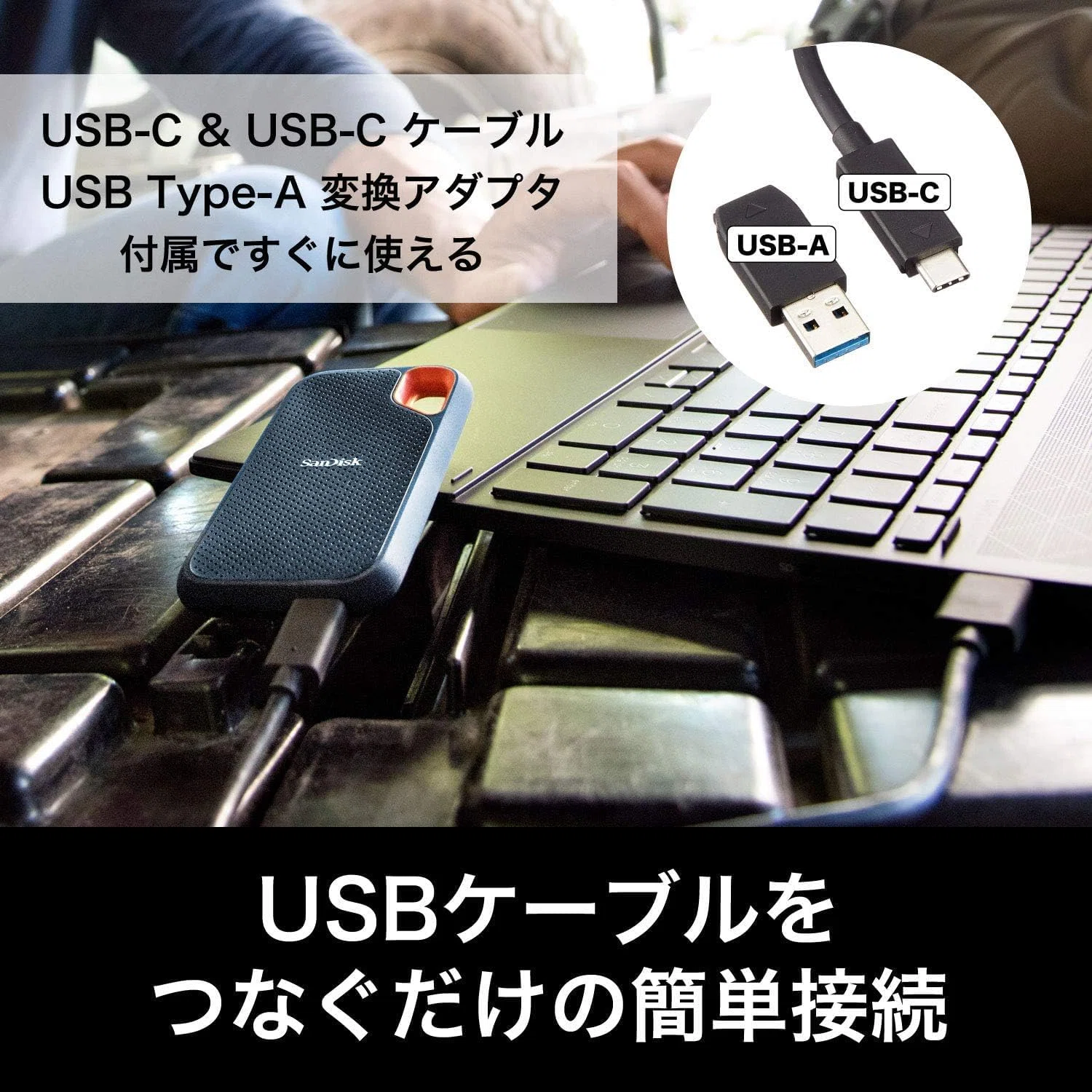 SanDisk エクストリーム ポータブルSSD V2 1TB｜GetGadgetGot