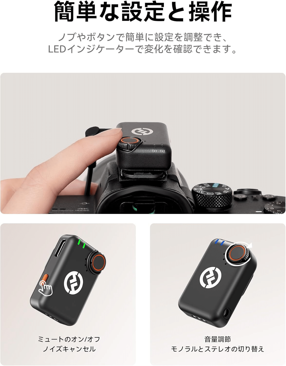 【美品】HOLLYLAND LARK M2S Combo ワイヤレスマイク Amazon.co.jp: Hollyland Lark M2S Combo (カメラ RX+USB-C RX+