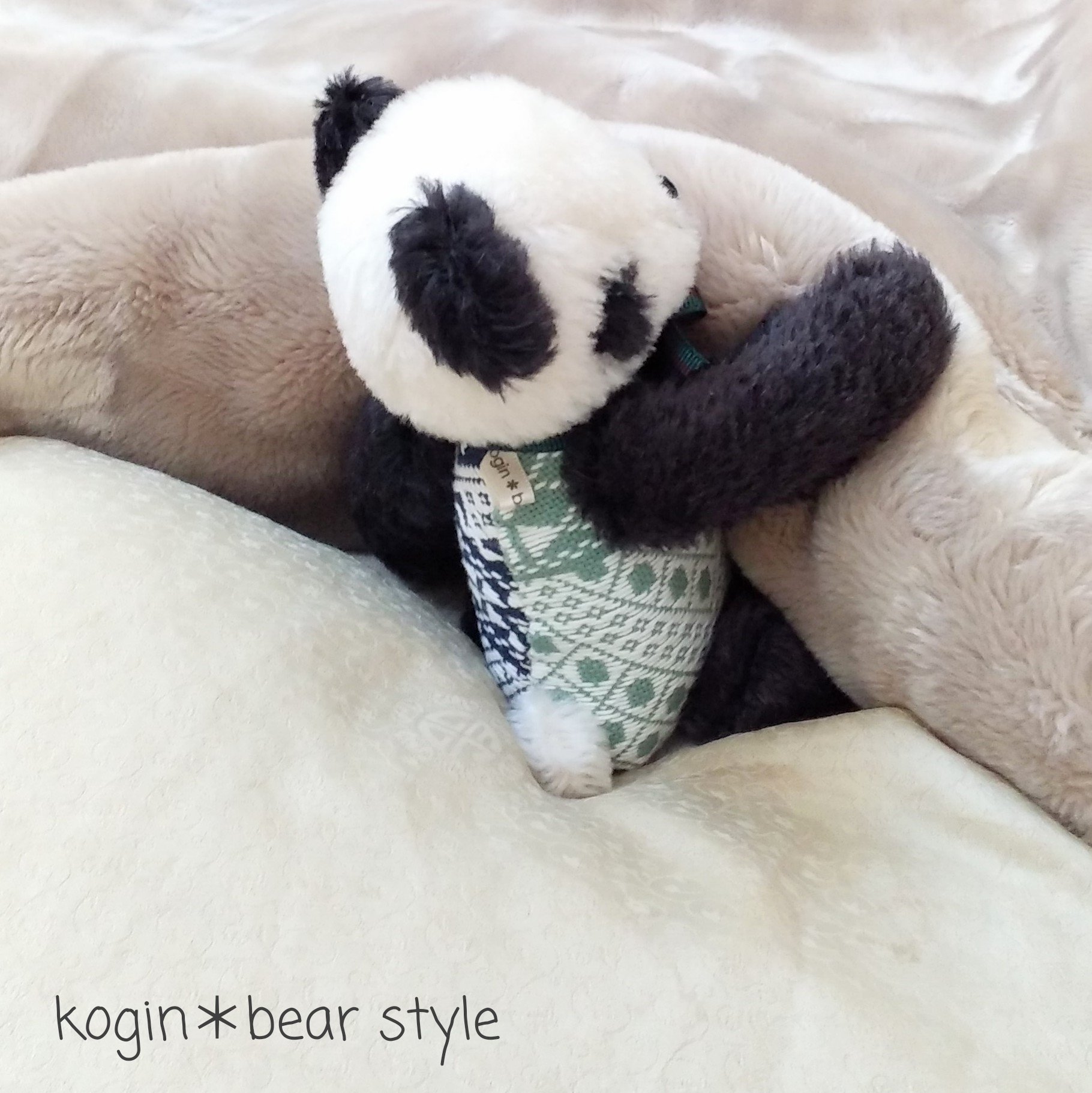 作家さんベアパンダ 週末にあったパンダクラスの最終回🐼 参加してかわいいパンダを
