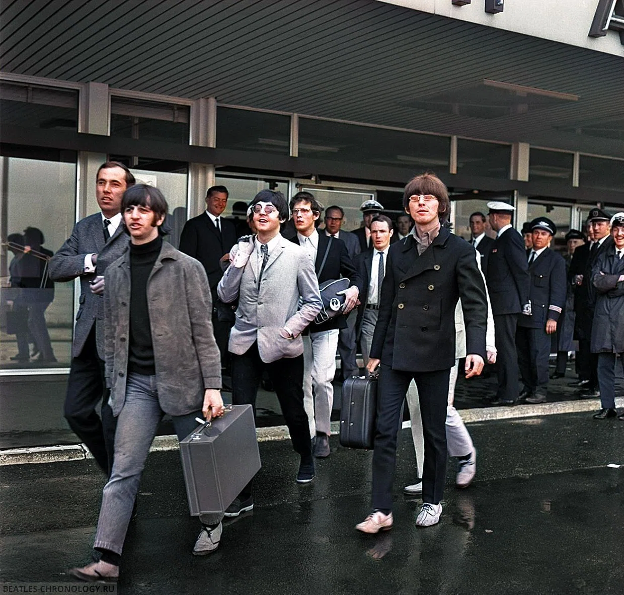 1966年6月27日 ハンブルグから日航機で日本へ出発する。｜Far East