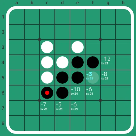 オセロAI]先日勝てたオセロソフトの棋譜をEgaroucidで解析してみる