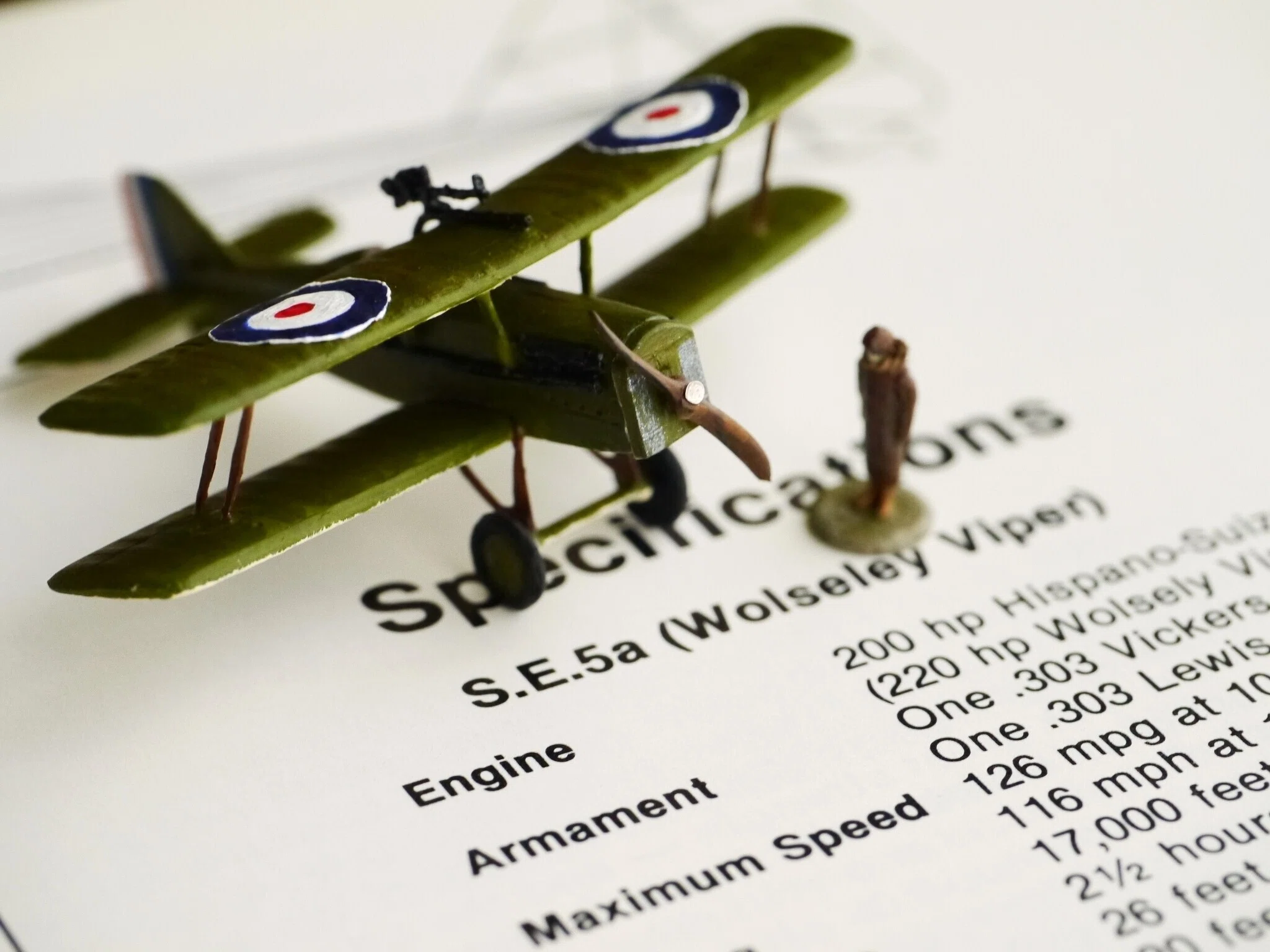 複葉機模型1/144 RAF SE5a 完成｜sion