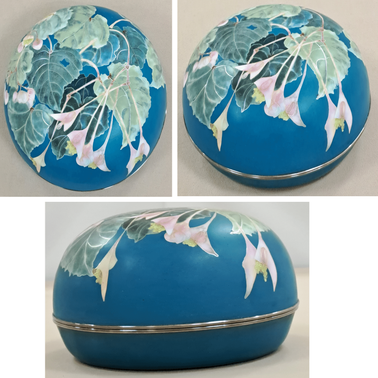 第30回伝統工芸諸工芸展＞日本橋三越：またしても有線七宝は具象模様