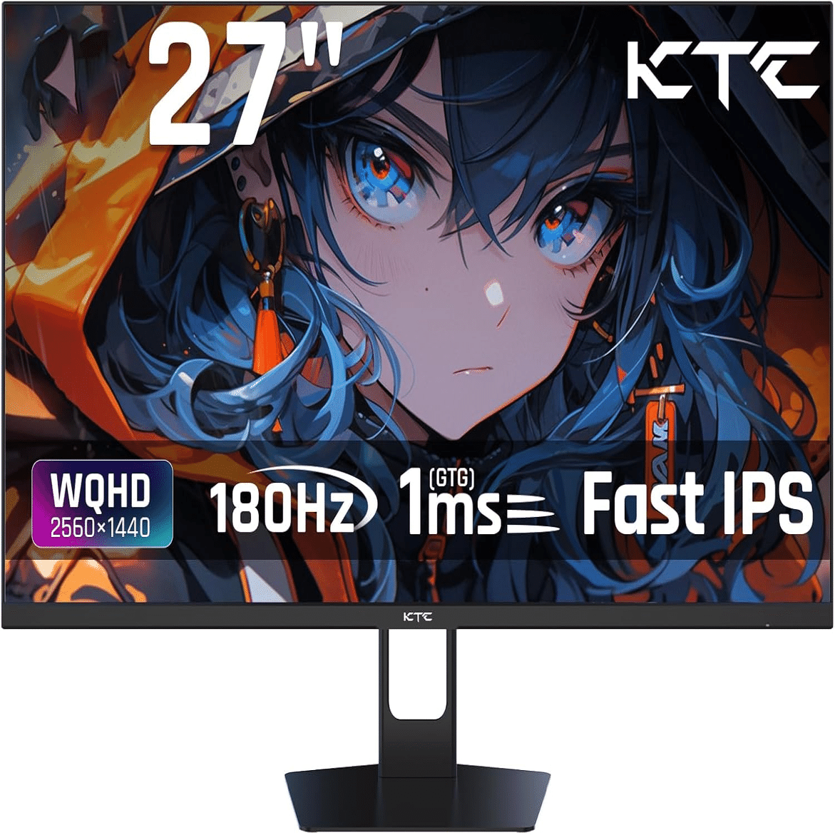 KTC 27インチ WQHD 180Hz ゲーミングモニター H27T22C｜GetGadgetGot