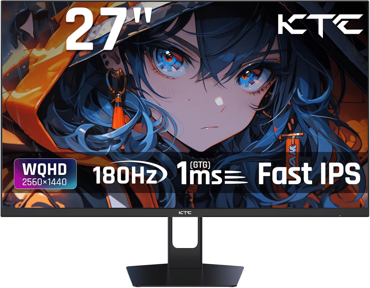 KTC 27インチモニター H27T22C WQHD 180Hz KTC 27インチ WQHD 180Hz ゲーミングモニター H27T22C|GetGadgetGot