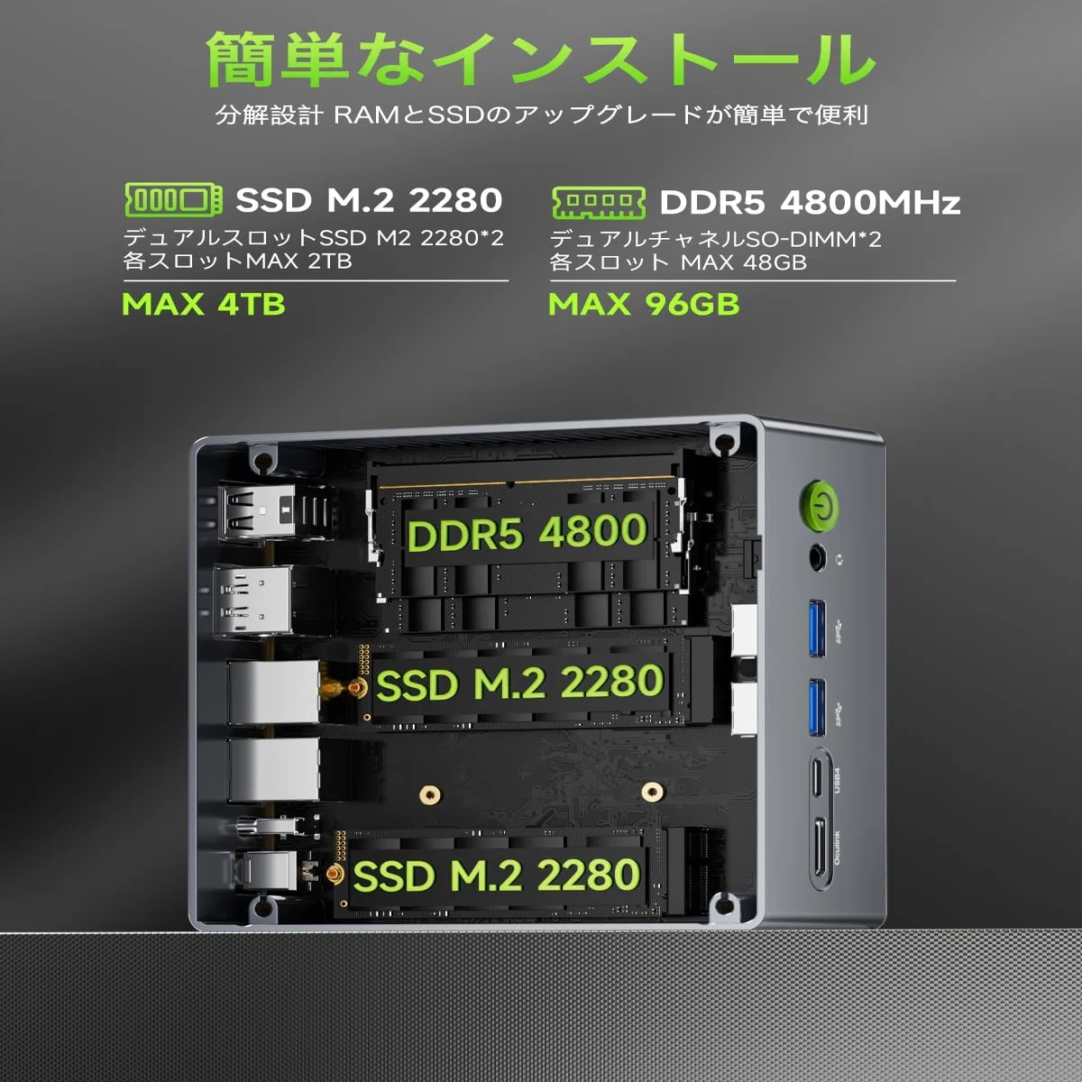 GMKtec NucBox M7 ミニPC 32GB 2TB｜GetGadgetGot