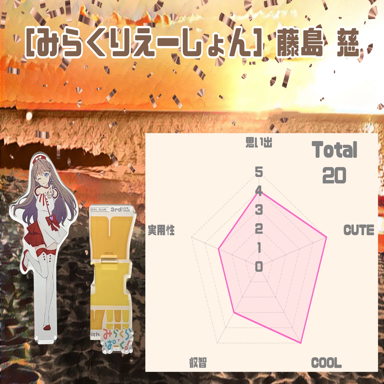 令和最新版】藤島慈アクスタ 最強ランキング｜常夏☆まんぼう