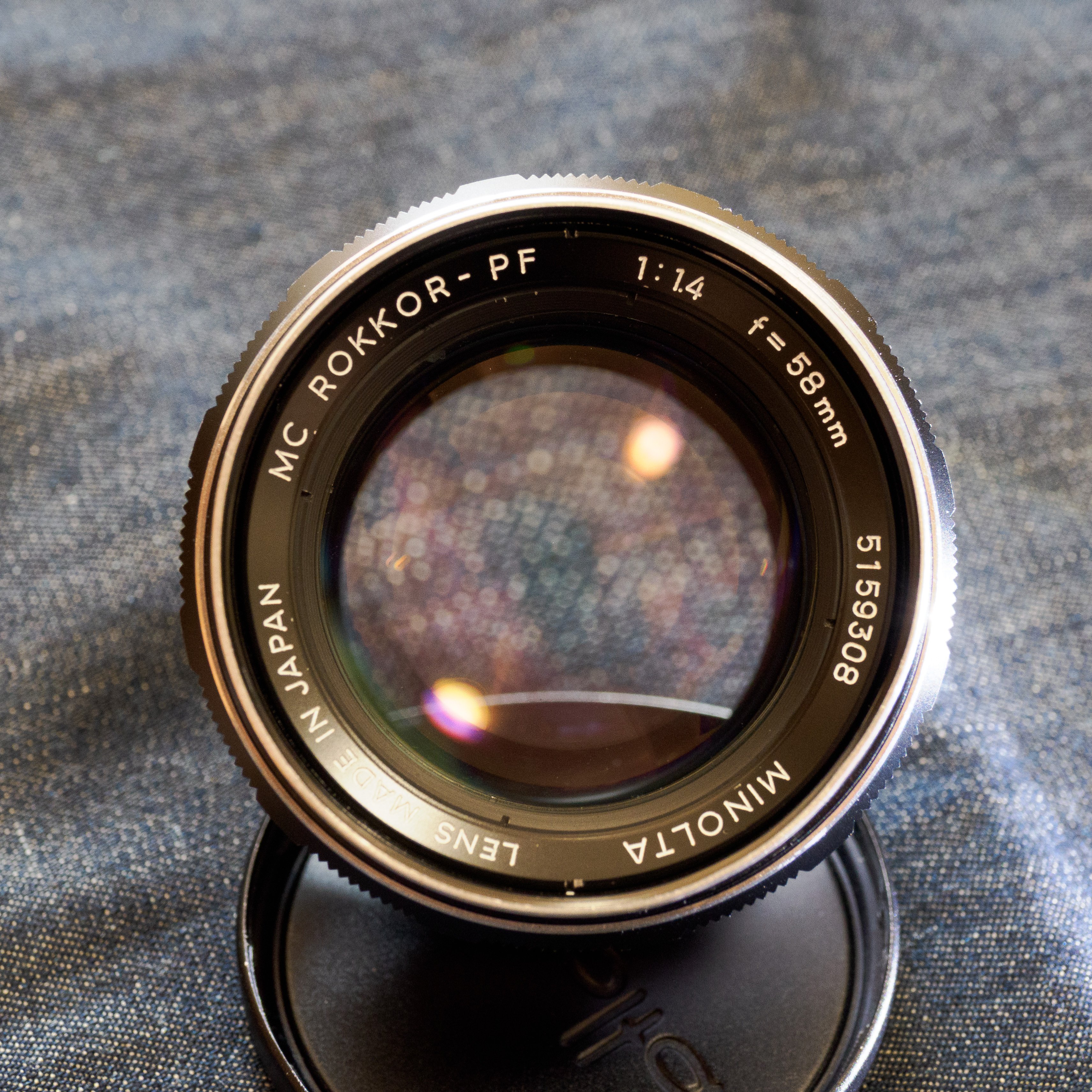 Minolta MC ROKKOR-PF 58mm F1.4 F087